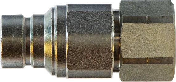 Midland Metal FF Series FF34M Flat Flush Face Plug, 3/4 in FNPT, Steel