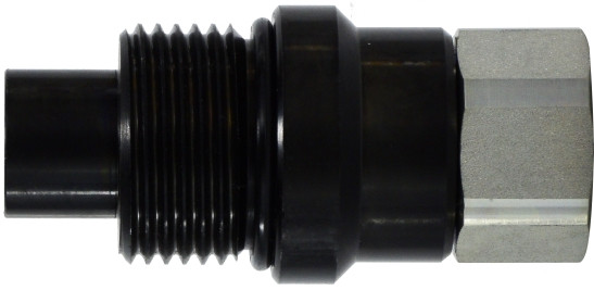 Midland Metal LSQ-VEP Series LSQVEP20PF Flat Face Thread Lock Plug, 1-1/4 in FNPT, Steel