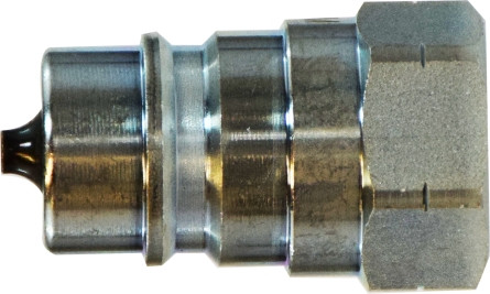 Midland Metal AG Series NV34M Quick Disconnect Plug, 3/4 in FNPT, Steel