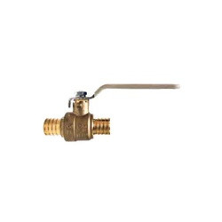 Midland Metal 945640LF Ball Valve, 3/4 x 3/4 in Nominal, PEX x PEX, 400 psi WOG Pressure