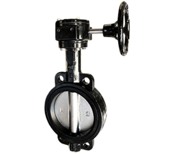 Midland Metal 9650G2 Butterfly Valve, 2 in Nominal, Flangeless, Ductile Iron Body
