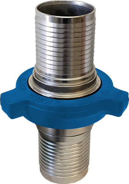 Buchanan Rubber HAM206-400CR-SET FIG 206 Crimplok Hammer Union, 4 in MNPT x 4 in FNPT, Steel