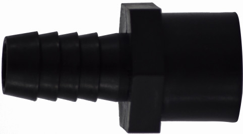 Midland Metal 33062P Adapter, 1/2 in Hose Barbed x 3/8 in FIP, Polypropylene