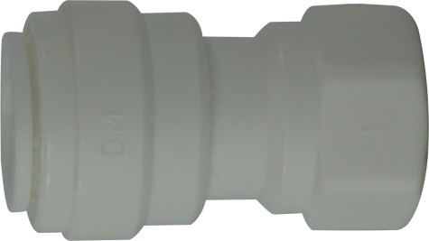 Midland Metal 20939P Adapter, 1/4 in Push-In x 7/16 in UNS, Plastic