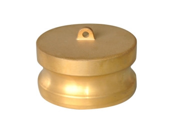 Buchanan Rubber CDP-150-B1 Cam and Groove Dust Plug, 1-1/2 in Type DP, Brass