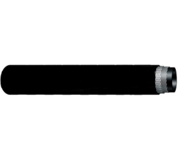 Buchanan Rubber ST250B-150-50 Steam Hose, 50 ft L, 250 psi, EPDM Tube, Black