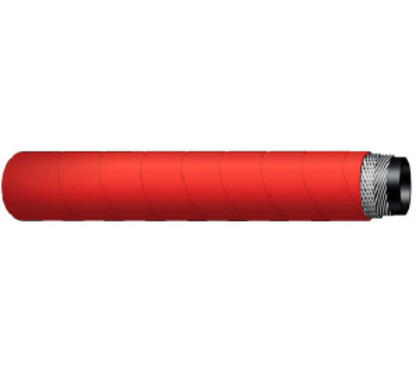 Buchanan Rubber ST250-075-50 Steam Hose, 50 ft L, 250 psi, EPDM Tube, Red