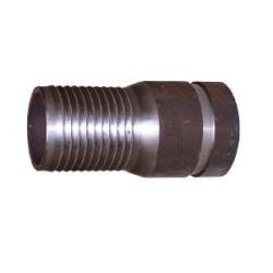 Buchanan Rubber CNG-400CR-SS316 Crimplok Combination Nipple, 4 in Hose Barbed x 4 in Grooved, Stainless Steel