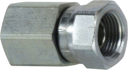 Midland Metal 1405128 Swivel Adapter, 3/4 in FPT x 1/2 in FNPSM, Steel