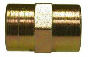 Midland Metal 5000168 Pipe Reducing Coupling, 1 in FPT x 1/2 in FPT, Steel