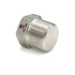 Stainless Adapters SS5406-P-16 Hex Pipe Plug, 1 in MPT, Stainless Steel