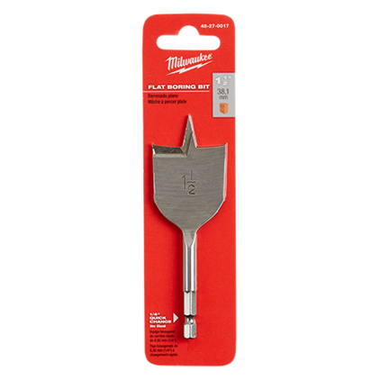 Milwaukee 48-27-0017 1-1/2 in. x 4.5 in. Flat Boring Bit