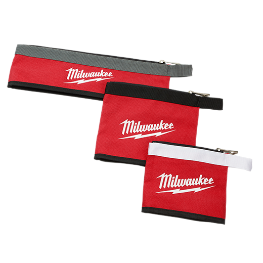 Milwaukee 48-22-8183 3 PC Multi-Size Zipper Pouches