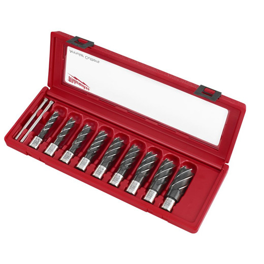 Milwaukee 49-22-8410 9-Piece HSS Annular Cutter Set