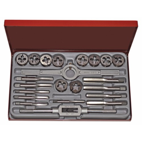Alfa Tools TDS66022 22pc Carbon Steel Tap & Die Set