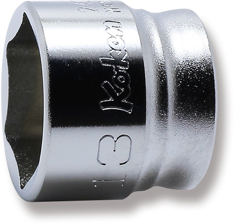 Ko-ken 2400MZ-13 1/4 Sq. Dr. Socket  13mm 6 point Length 15mm Z-series