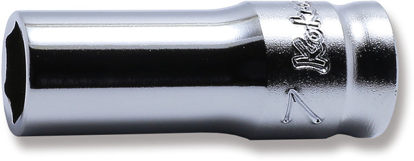 Ko-ken 2300XZ-7 1/4 Sq. Dr. Socket  7mm 6 point Length 30mm Z-series
