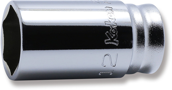 Ko-ken 2300XZ-12 1/4 Sq. Dr. Socket  12mm 6 point Length 30mm Z-series