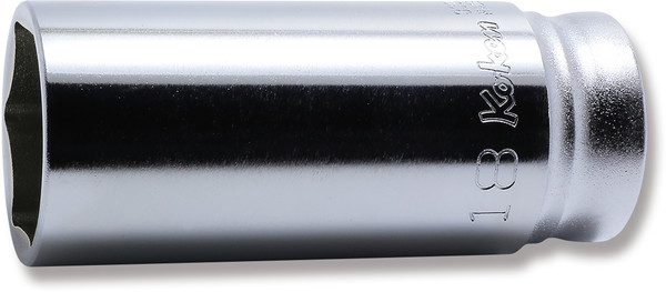 Ko-ken 3300MZ-18 3/8 Sq. Dr. Socket  18mm 6 point Length 55mm Z-series