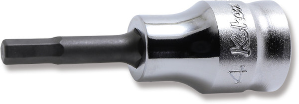 Ko-ken 3010MZ.50-4 3/8 Sq. Dr. Bit Socket  4mm 6 point Length 50mm Z-series
