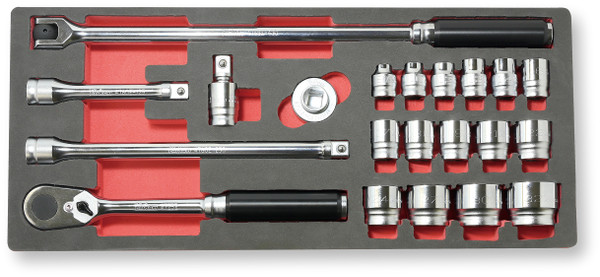 Ko-ken 4285Z 1/2 Sq. Dr. 21 Piece Z-Series 6-Point Metric Socket set  8-32mm