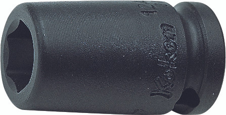 Ko-ken 12400A-7/16 1/4 Sq. Dr. Socket  7/16 6 point Length 23mm