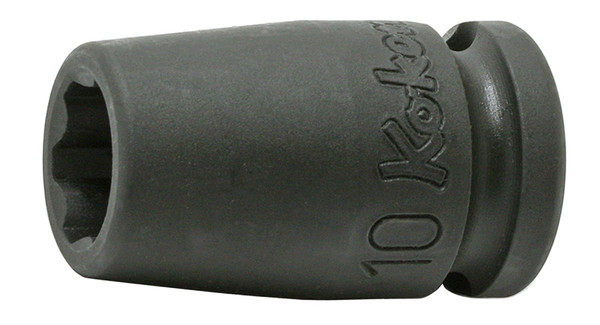 Ko-ken 13410M-16 3/8 Sq. Dr. Socket  16mm Surface Length 32mm