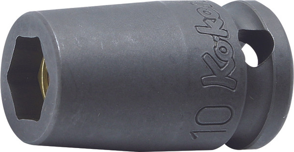 Ko-ken 13460MG-13 3/8 Sq. Dr. Socket  13mm 6 point Length 34mm Self-Tapping screw Magnet