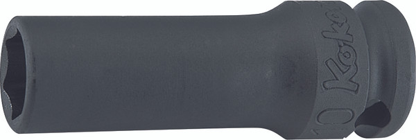 Ko-ken 13301X-22 3/8 Sq. Dr. Socket  22mm 6 point Length 50mm Thin walled
