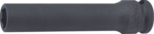 Ko-ken 13301M-20 3/8 Sq. Dr. Socket  20mm 6 point Length 80mm Thin walled