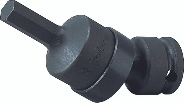 Ko-ken 13430M-17(L53) 3/8 Sq. Dr. Universal Bit Socket  17mm Hex Length 53mm