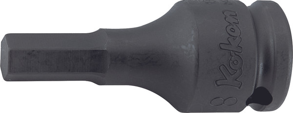 Ko-ken 13012M.52-6 3/8 Sq. Dr. Bit Socket  6mm Hex Length 52mm