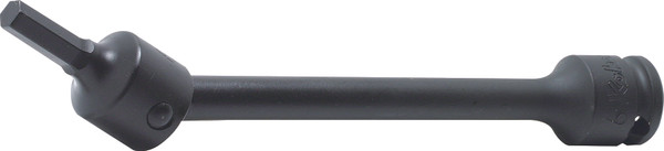 Ko-ken 13147M.200-5 3/8 Sq. Dr. Extension Universal Bit Socket  5mm Hex Length 200mm