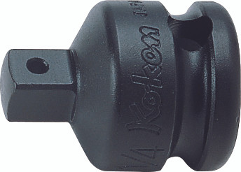 Ko-ken 13322A 3/8 Sq. Dr. Adaptor  1/4 Square Length 27mm Hole type