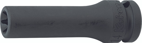 Ko-ken 14325-E10 1/2 Sq. Dr. Deep Impact TORX® E10 Socket - Length 80mm