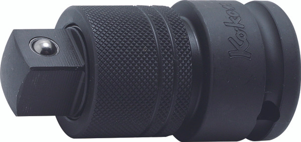 Ko-ken 15555AL 5/8 Sq. Dr. Locking Adaptor  5/8 Square Length 70mm Locking Quick Release