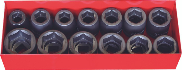 Ko-ken 16201M-01 3/4 Sq. Dr. Thin Wall Socket Set  19-41mm 6 point   13 pieces