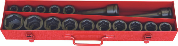 Ko-ken 16245M 3/4 Sq. Dr. Socket Set  19-50mm 6 point   17 pieces