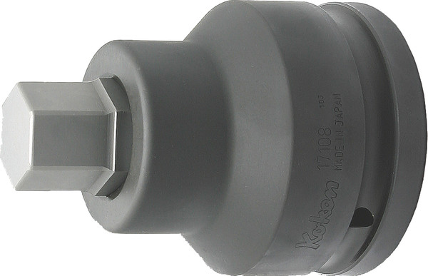 Ko-ken 17108.32-24 1.1/2 Sq. Dr. Bit Socket  24mm Hex Length 115mm