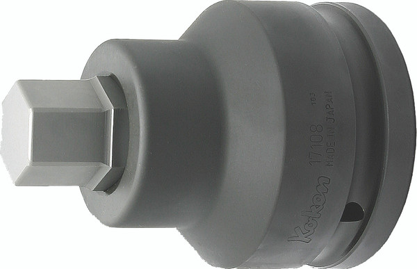 Ko-ken 17108.32-32 1.1/2 Sq. Dr. Bit Socket  32mm Hex Length 115mm