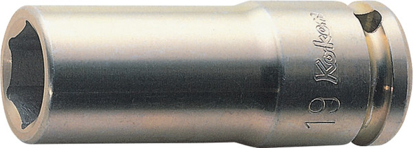 Ko-ken AN14300-19 1/2 Sq. Dr. Aluminum Wheel Nut Socket  19mm 6 point