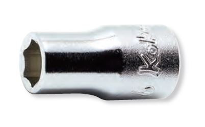 Ko-ken 2400M-10 1/4 Sq. Dr. Socket  10mm 6 point Length 22mm
