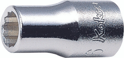 Ko-ken 2405A-7/16 1/4 Sq. Dr. Socket  7/16 12 point Length 22mm