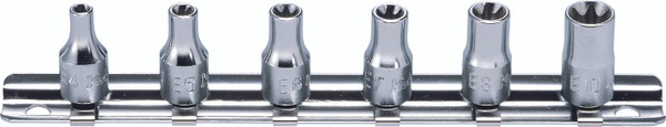 Ko-ken RS2425/6 1/4 Sq. Dr. 6 piece TORX® Socket Set E4-E10