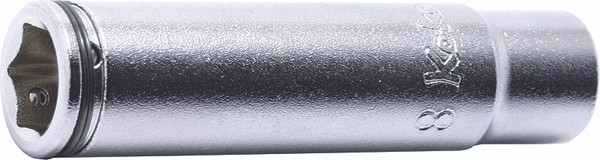 Ko-ken 2350M-8 1/4 Sq. Dr. Deep NUT GRIP® Socket 8mm