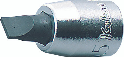 Ko-ken 2005.25-10 1/4 Sq. Dr. Bit Socket Slotted 1.6X10  Length 25mm
