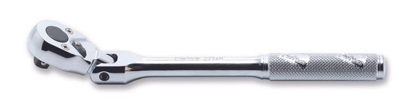 Ko-ken 2774N 1/4 Sq. Dr. Ratchet Handle  20 teeth  Length 161mm Flexible Head Metal Handle