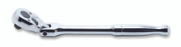 Ko-ken 2774P 1/4 Sq. Dr. Ratchet Handle  20 teeth  Length 161mm Flexible Head Polished Handle