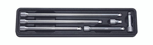 Ko-ken PK2763/6 1/4 Sq. Dr. Wobble-Fix Extension Bar Set  28-250mm ABS Tray   6 pieces