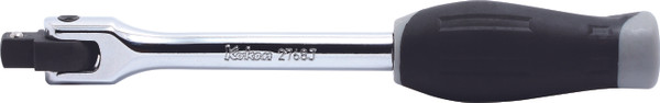 Ko-ken 2768J 1/4 Sq. Dr. Hinge Handle    Length 130mm  Plastic Handle